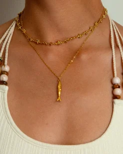 Collier d'Anchois Doré