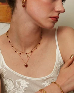 Collier de Perles Rouges