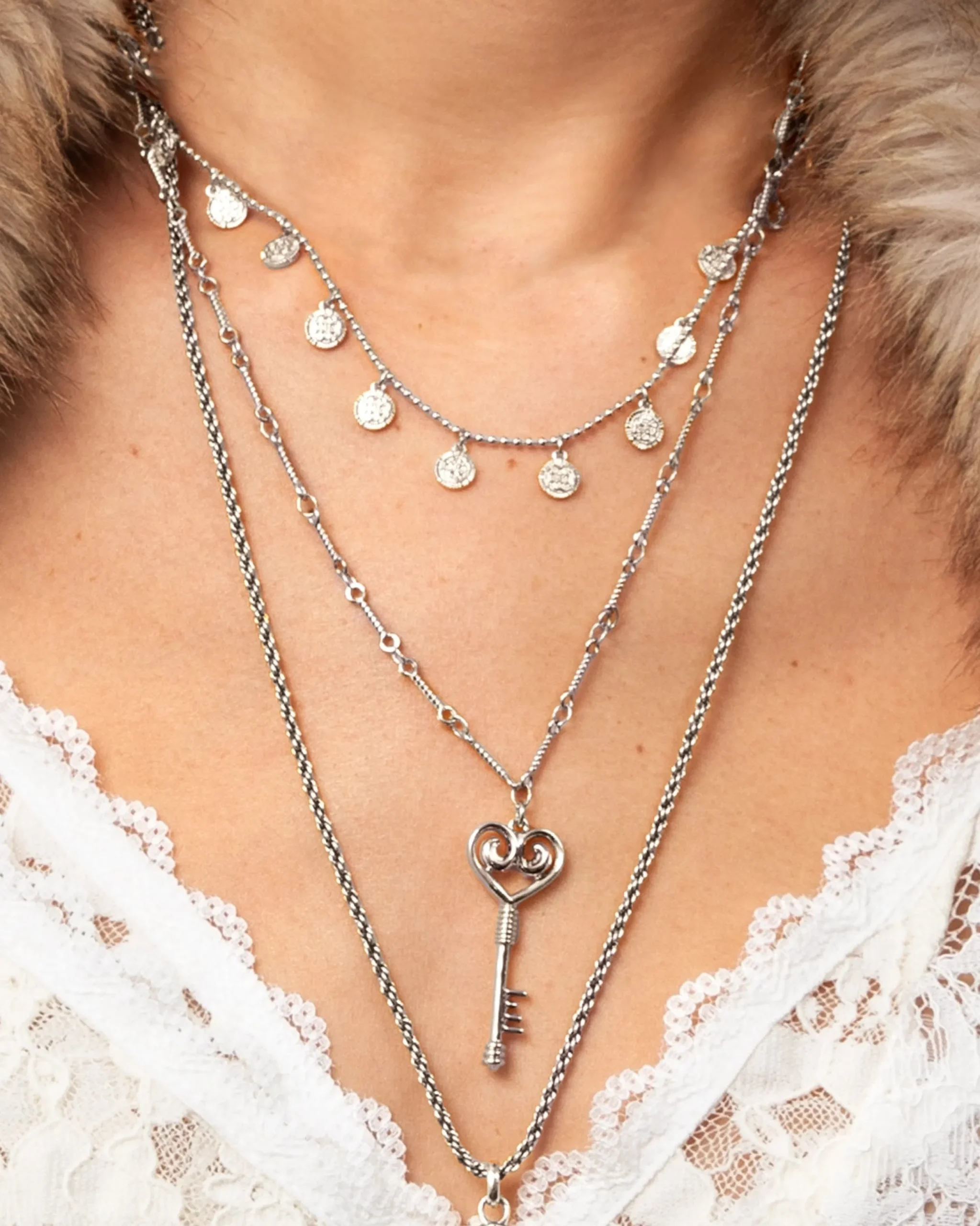 Collier de Verrouillage d'Amour Éternel