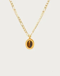 Collier Devon En Oeil de Tigre