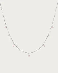 Collier Elysée En Argent En Rose