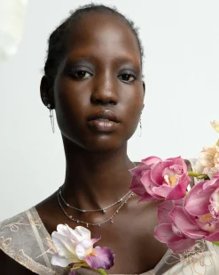 Collier Elysée En Argent En Rose