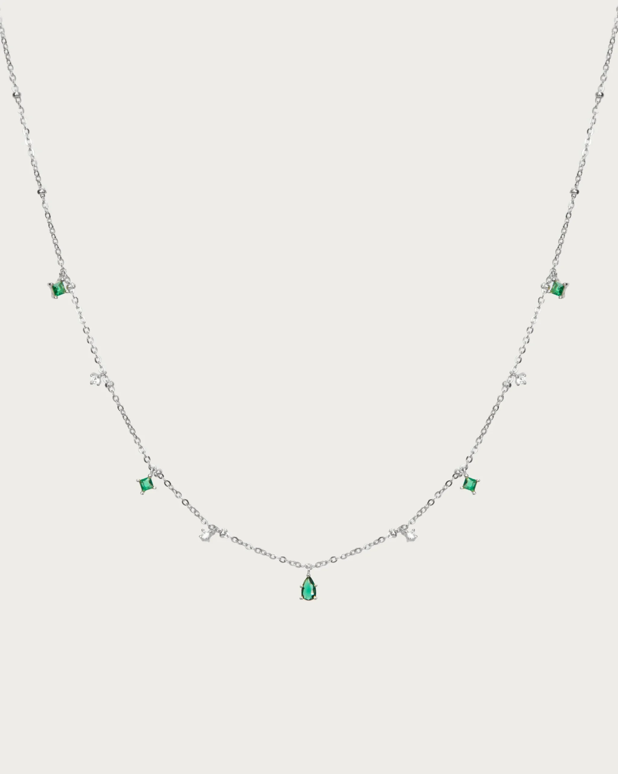 Collier Elysée En Vert Émeraude
