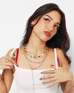 Collier Flor Clusters