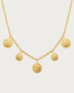 Collier Hojas Doré