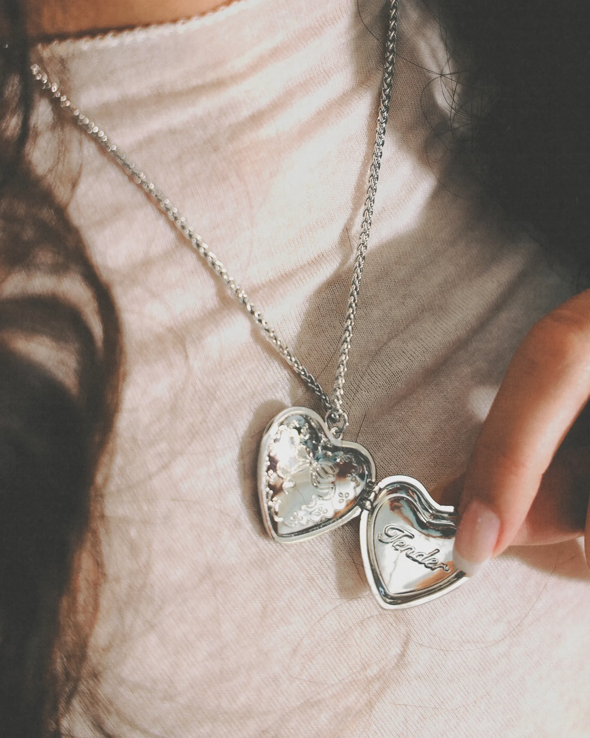Collier Médaillon Tendre
