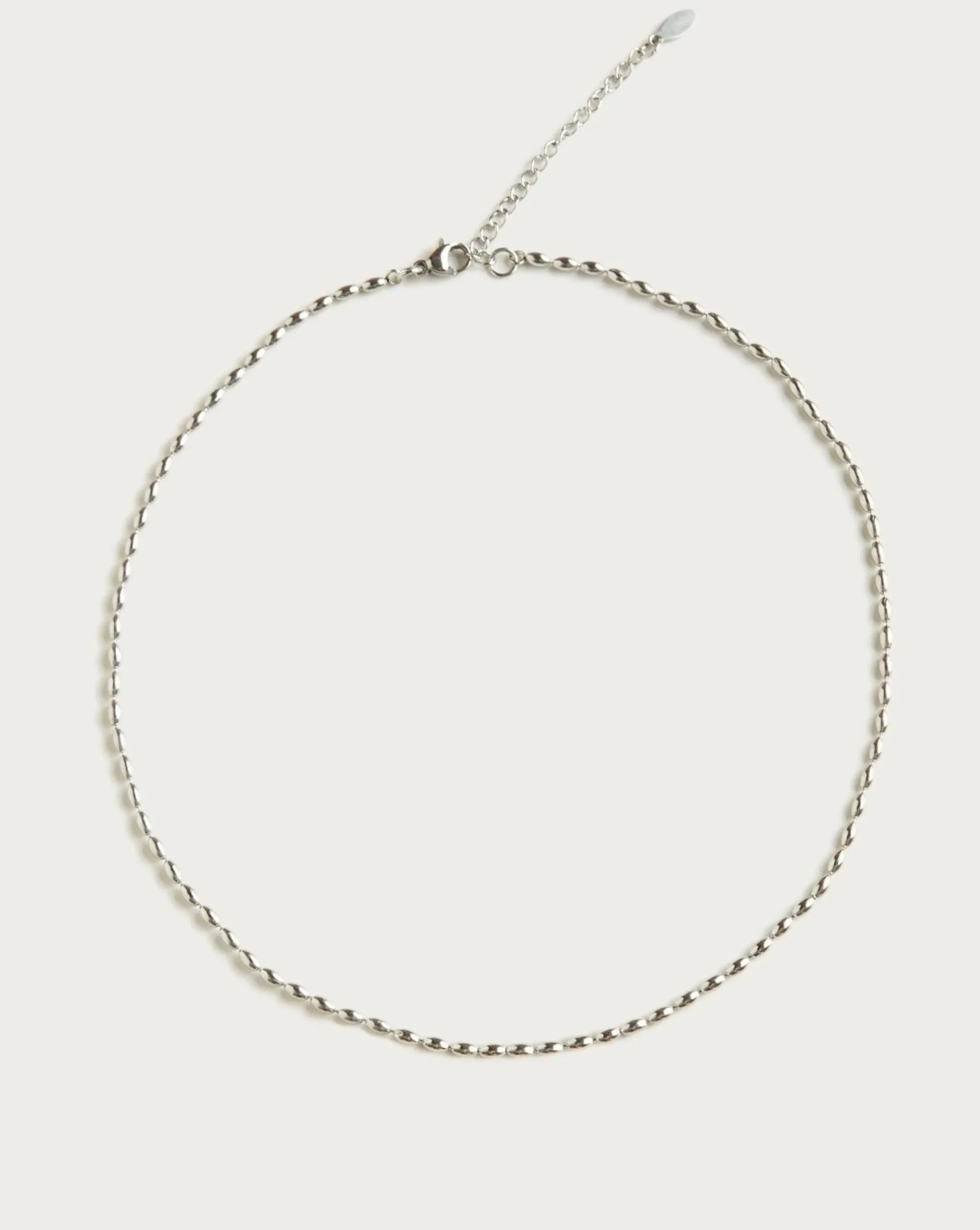 Collier Mini Perles En Métal