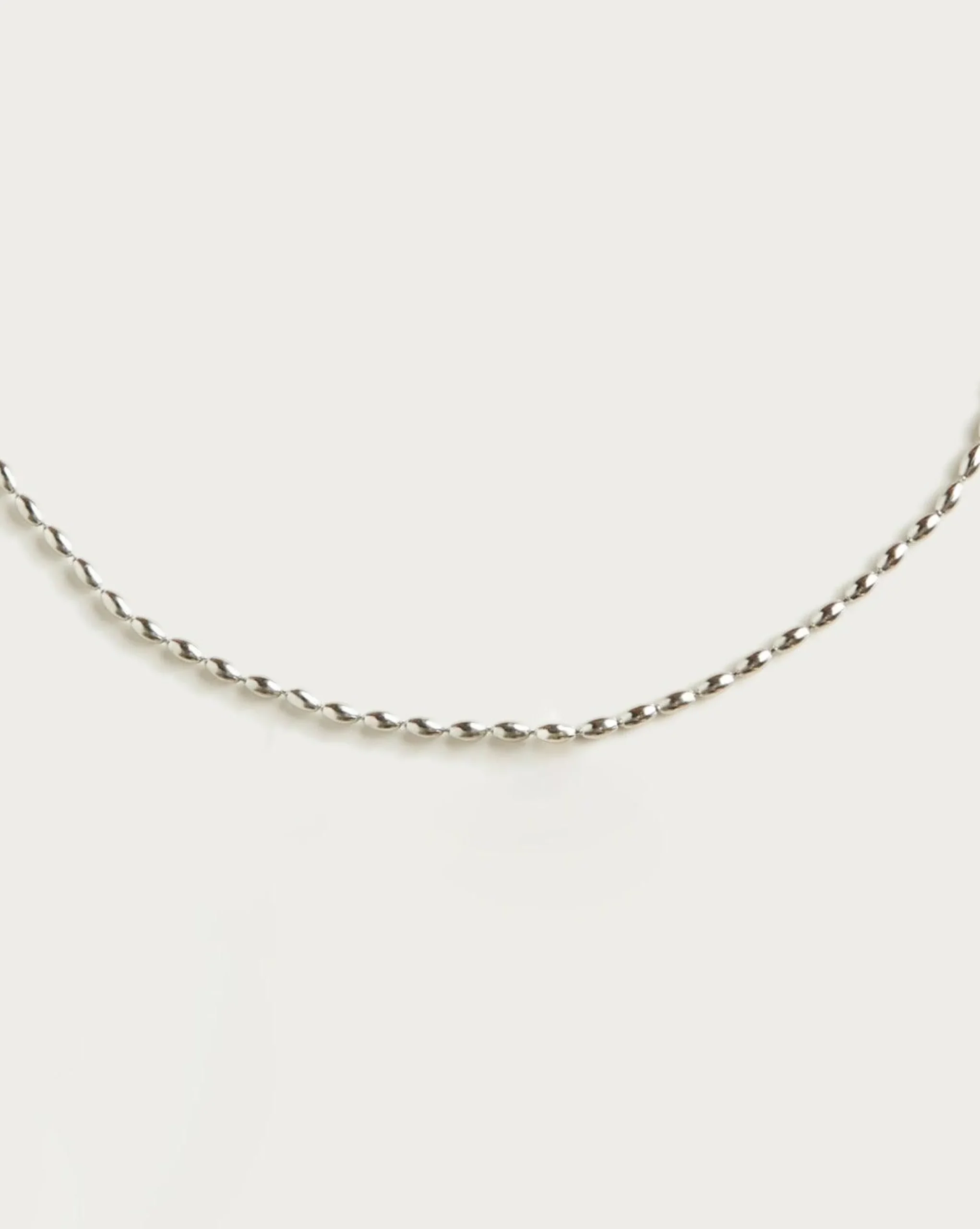Collier Mini Perles En Métal