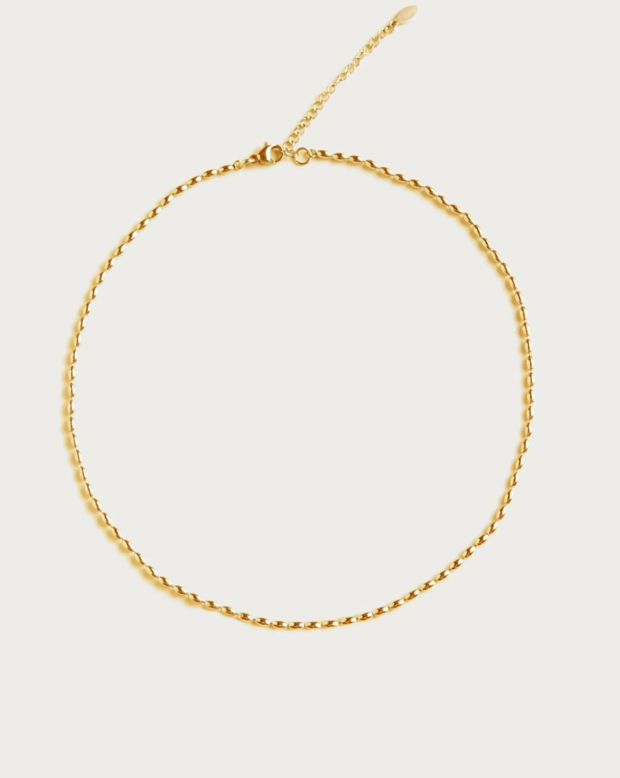 Collier Mini Perles En Métal