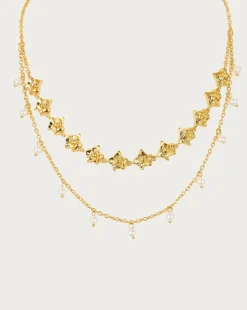 Collier Rose Perle