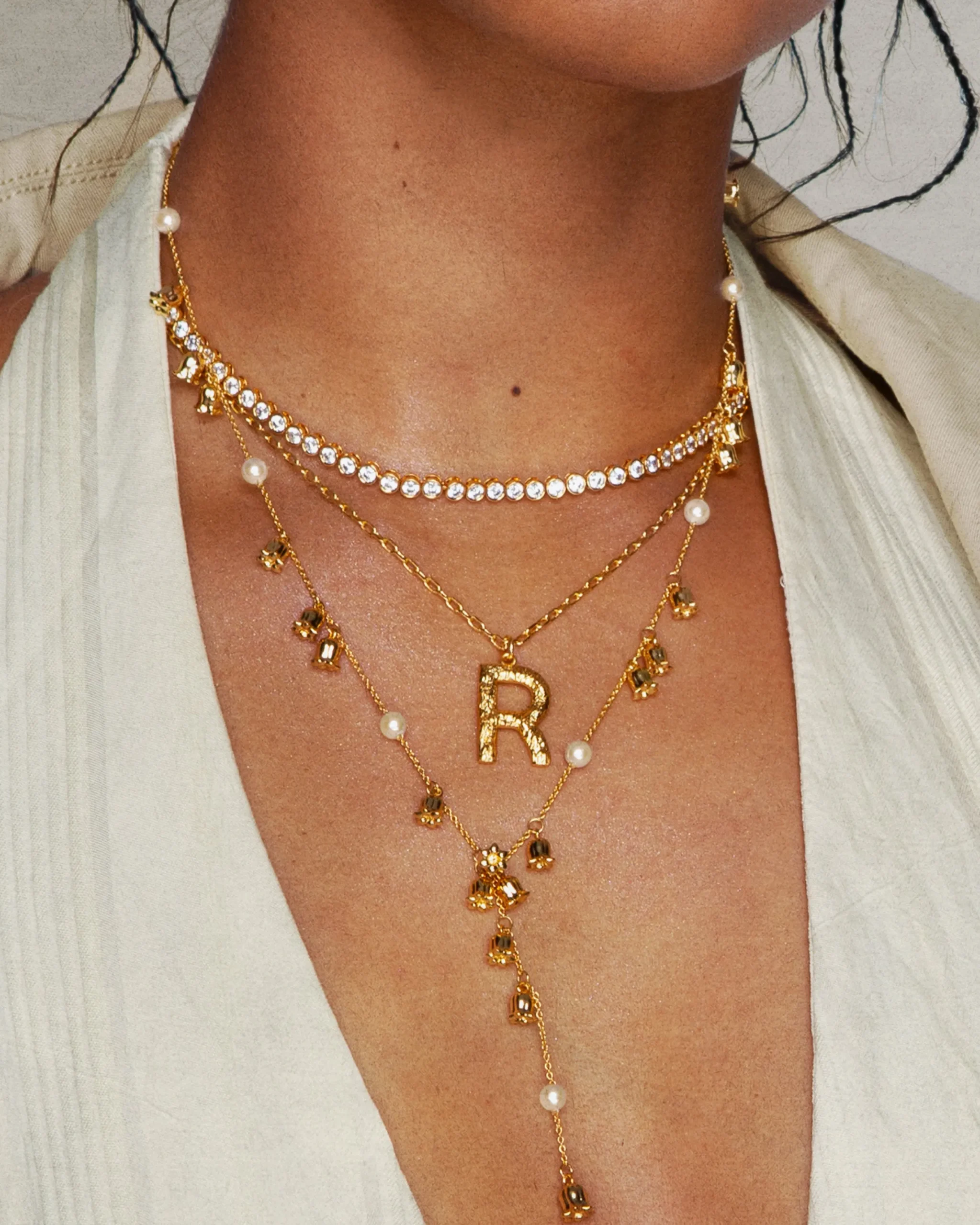 Collier Tennis En Or