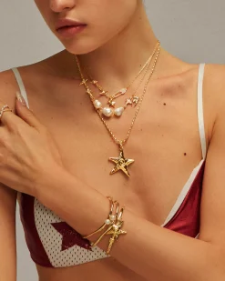 Collier Étoile de Mer En Or