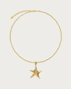 Collier Étoile de Mer En Or