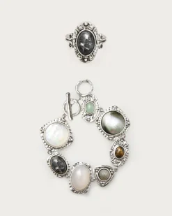 Ensemble Bracelet Et bague Athena En argent