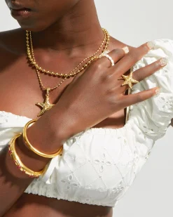 Ensemble Collier Et Bague Étoile de Mer