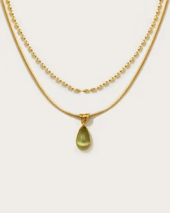 Ensemble Collier Goutte d'Eau