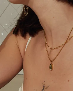 Ensemble Collier Goutte d'Eau