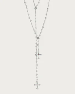 Ensemble de Chaînes de Molécules Daisy En Argent
