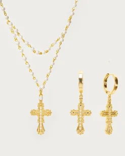 Everette Ensemble Croix En Argent