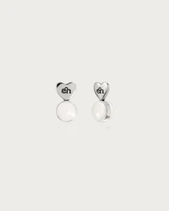 Fermoirs De Boucles D'oreilles En argent en forme de cœur