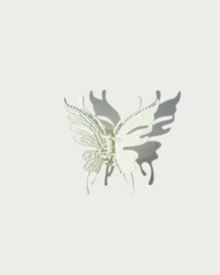 Griffe de Cheveux de Papillon Blanc