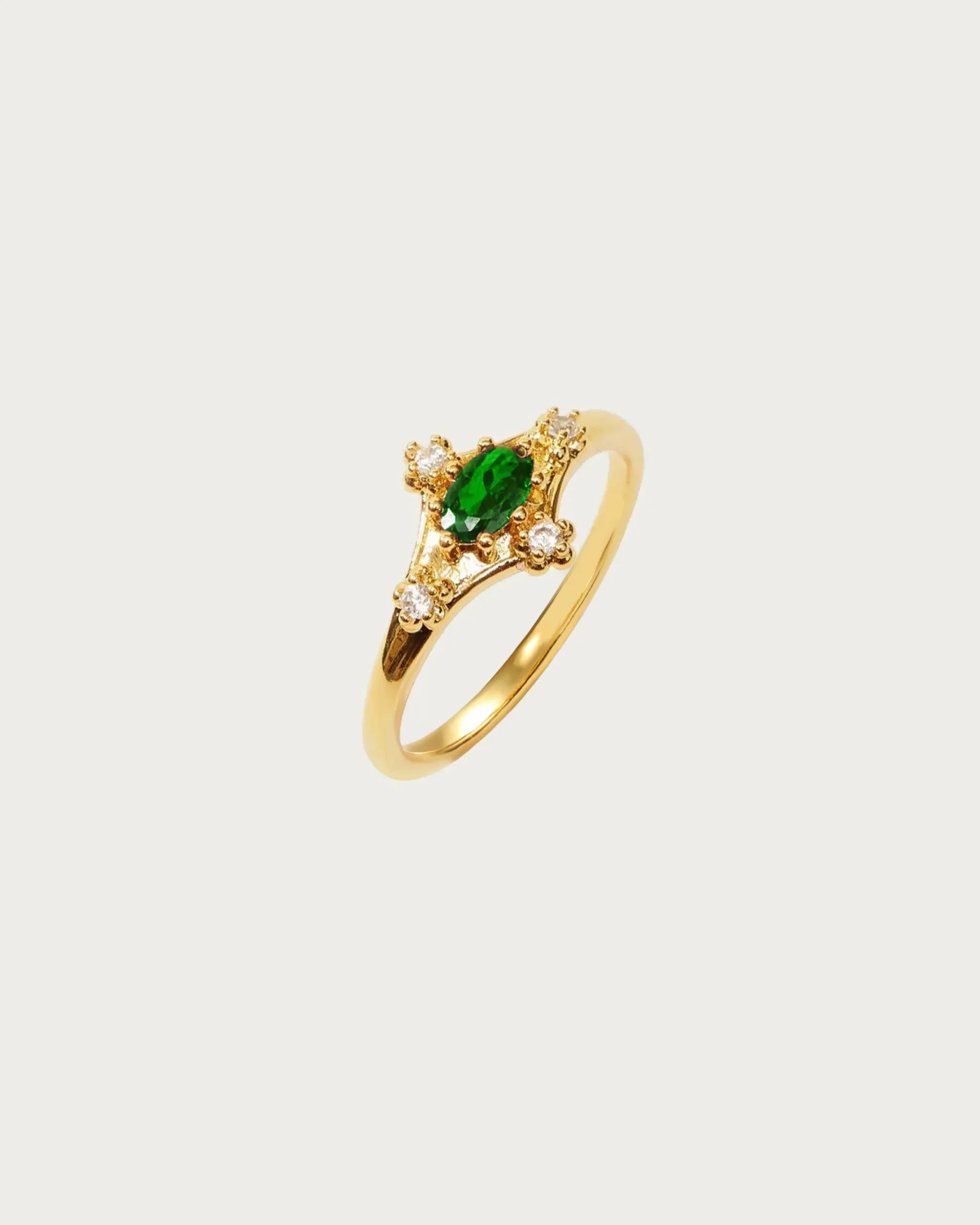 Juliet Bague Vert Émeraude