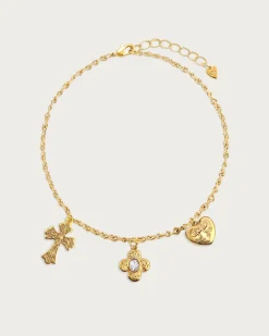 Le Bracelet de Cheville Sentimental En Or
