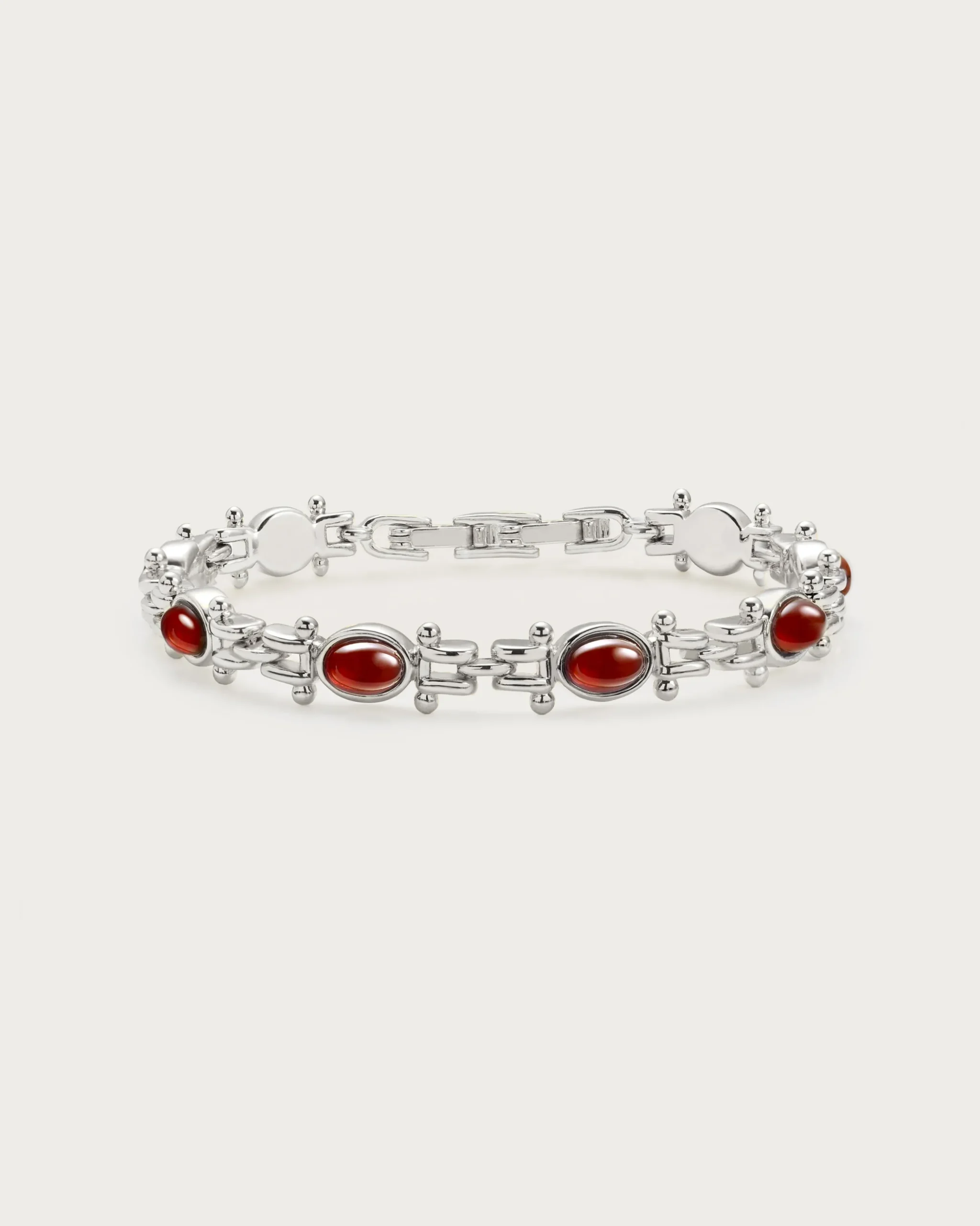 Le Trésor de Tess carnelian Bracelet en argent