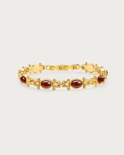 Le Trésor de Tess carnelian Bracelet en argent
