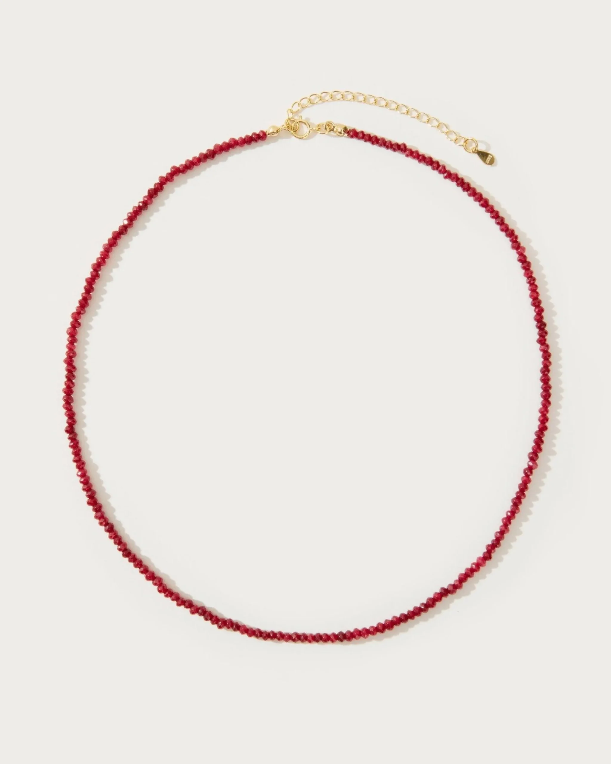 Mini Carnelian Collier de Perles