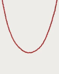 Mini Carnelian Collier de Perles
