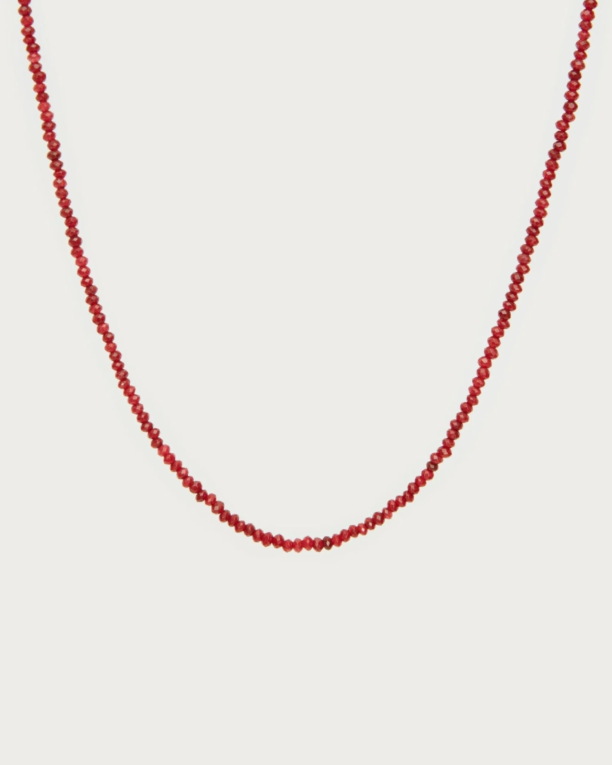 Mini Carnelian Collier de Perles