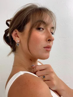 Mira Boucles d'Oreilles En Argent
