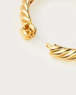 Or Bracelet Tressé Chunky