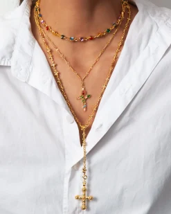 Parure Collier Arc-En-Ciel Infini