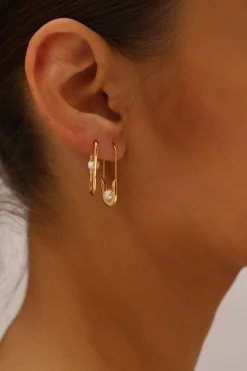 Petites Boucles d'Oreilles À Épingle À Nourrice