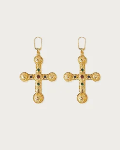Xl Cross Boucles d'Oreilles